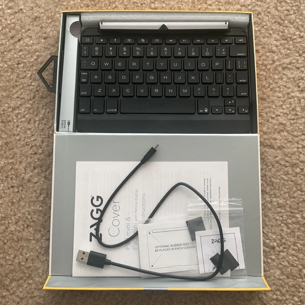 ZAGG Backlit Hinged Keyboard Cover For iPad mini